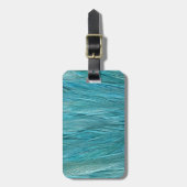 青い羽 ラゲッジタグ (正面縦)