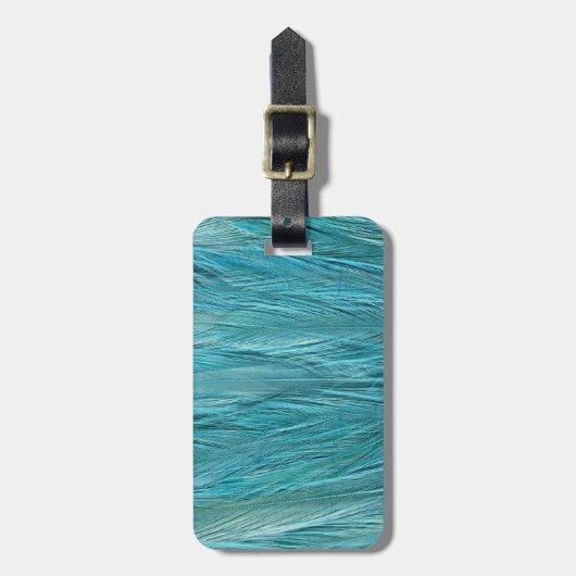 青い羽 ラゲッジタグ (正面縦)