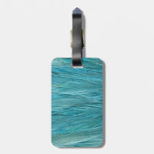 青い羽 ラゲッジタグ (裏面縦)