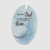 青い羽 天上のクリスマスツリー オーナメント (正面)