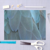 青い羽 薄葉紙 (クラフト)