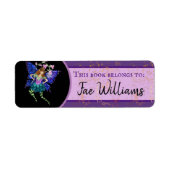 青い翼のピクシー本のラベル ラベル (正面)