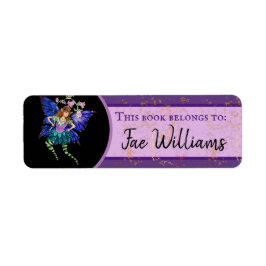 青い翼のピクシー本のラベル ラベル