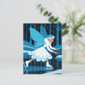 青い翼を持つ氷のような妖精 ポストカード (スタンド正面)