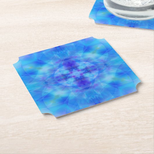 青い翼 ペーパーコースター (アングル)