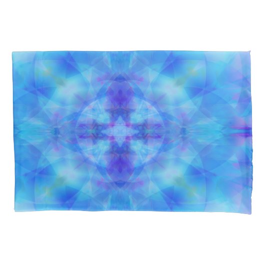 青い翼 枕カバー (正面左)