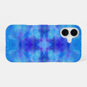 青い翼 iPhone 16ケース (裏面横)