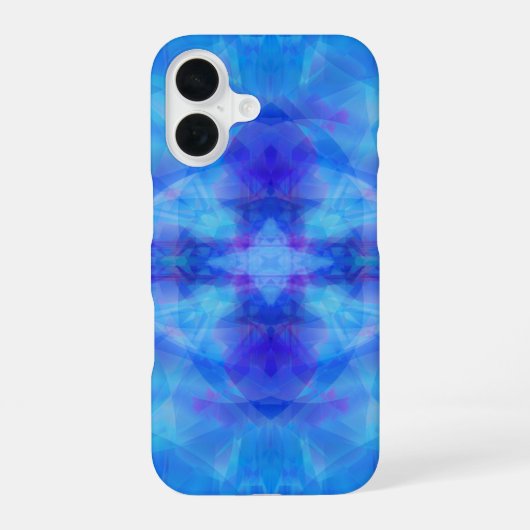 青い翼 iPhone 16ケース (裏面)