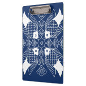 青い背景との水中魚のデザイン クリップボード (左)