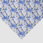 青い背景に抽象芸術の迷宮。 薄葉紙 (詳細)