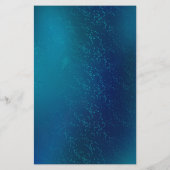 青い背景に浮かぶ金色の蝶 チラシ (裏面)