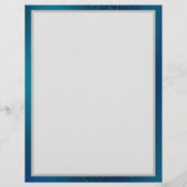 青い背景に浮かぶ金色の蝶 チラシ (裏面)