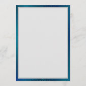 青い背景に浮かぶ金色の蝶 プログラム (裏面)