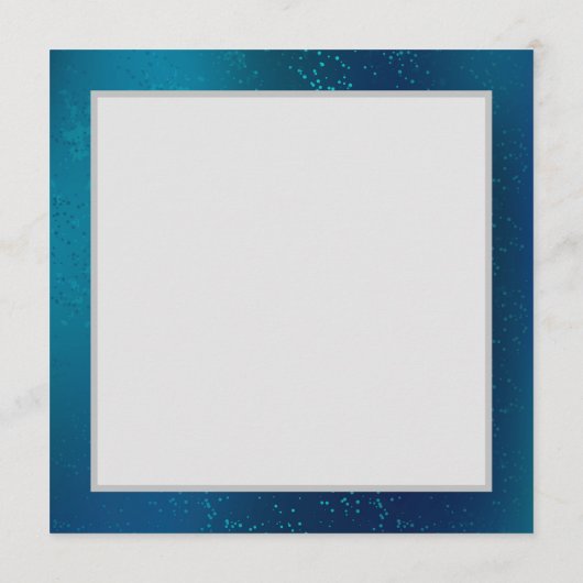 青い背景に浮かぶ金色の蝶 メニュー (裏面)