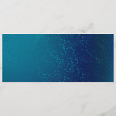 青い背景に浮かぶ金色の蝶 メニュー (裏面)