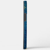 青い背景に浮かぶ金色の蝶 Case-Mate iPhoneケース (裏面 / 右)