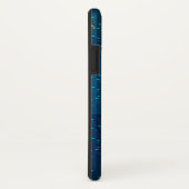 青い背景に浮かぶ金色の蝶 Case-Mate iPhoneケース (裏面/右)