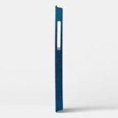 青い背景に浮かぶ金色の蝶 Case-Mate iPhoneケース (裏面 / 左)