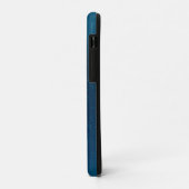 青い背景に浮かぶ金色の蝶 Case-Mate iPhoneケース (裏面/左)