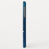 青い背景に浮かぶ金色の蝶 Case-Mate iPhoneケース (裏面/左)