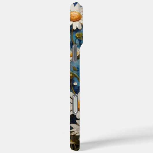 青い背景に美しいデイジー Case-Mate iPhoneケース (裏面 / 右)