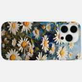 青い背景に美しいデイジー Case-Mate iPhoneケース (裏面 (横))