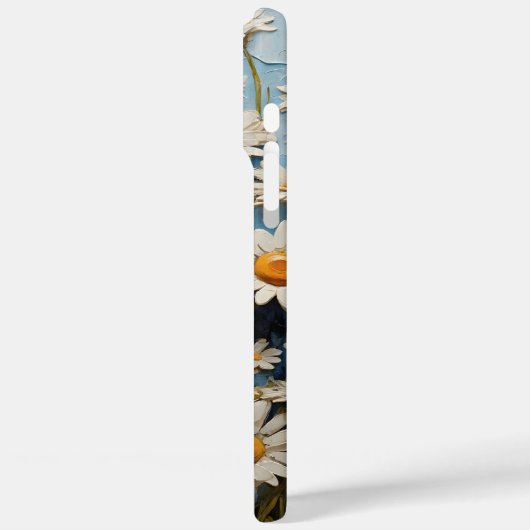 青い背景に美しいデイジー Case-Mate iPhoneケース (裏面 / 左)