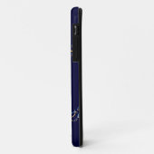 青い背景のキリスト教の魚の記号 Case-Mate iPhoneケース (裏面/左)