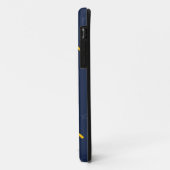 青い背景のキリスト教魚の記号 Case-Mate iPhoneケース (裏面/左)