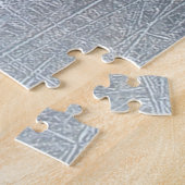 青い背景のトンボ ジグソーパズル (側面)