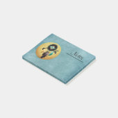 青い背景のドリームキャッチャー ポストイット (アングル)