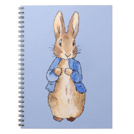 青い背景のピーター ノートブック