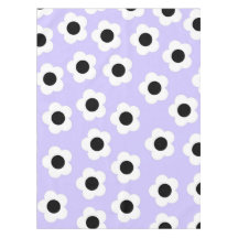 青い背景の可愛い白黒の花