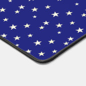 青い背景の星 デスクマット (コーナー)