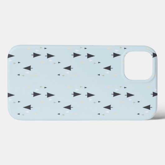 青い背景の木 Case-Mate iPhoneケース (裏面 (横))