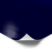 青い背景の水晶アイスシーホース ポスター (コーナー)