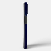 青い背景の水晶アイスシーホース Case-Mate iPhoneケース (裏面 / 右)