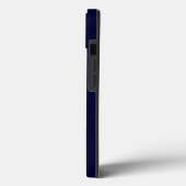 青い背景の水晶アイスシーホース Case-Mate iPhoneケース (裏面 / 左)
