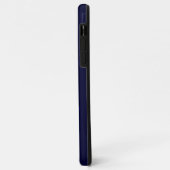 青い背景の水晶アイスシーホース Case-Mate iPhoneケース (裏面/左)