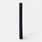 青い背景の水晶アイスシーホース Case-Mate iPhoneケース (裏面/左)