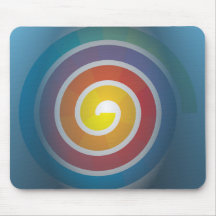 青い背景の螺線形