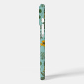青い背景の野の花コラージュ Case-Mate iPhoneケース (裏面 / 左)