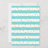 青い背景の黒い髪の少年、初めての聖体拝領、 招待状 (裏面)