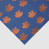 青い背景葉にもみじの色 薄葉紙 (詳細)