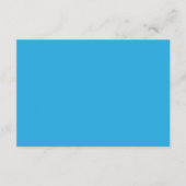 青い背景 エンクロージャーカード (正面)