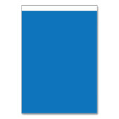 青い背景 テーブルナンバー (裏面)