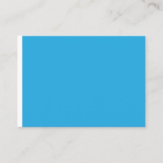 青い背景 プレイスカード (正面)