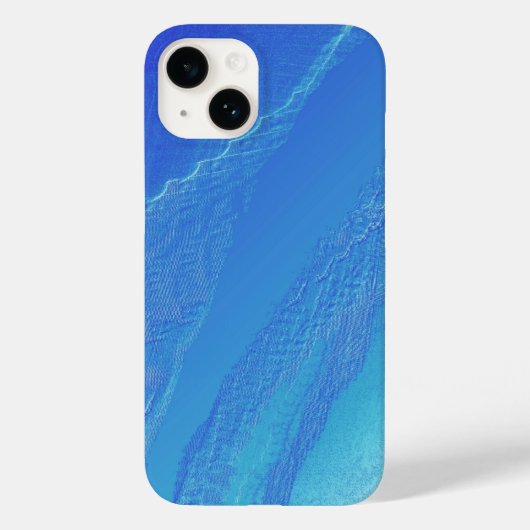 青い背景 Case-Mate iPhoneケース (裏面)