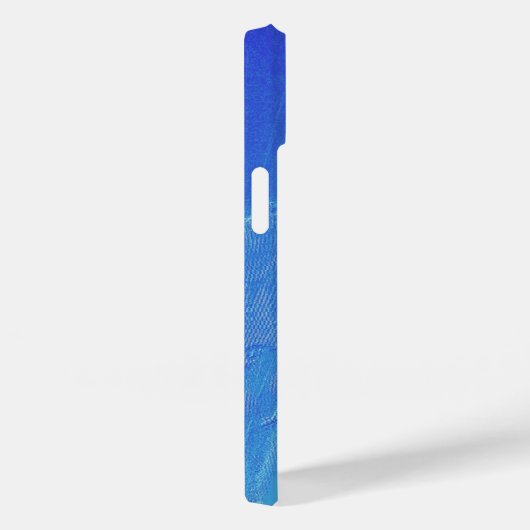 青い背景 Case-Mate iPhoneケース (裏面 / 右)