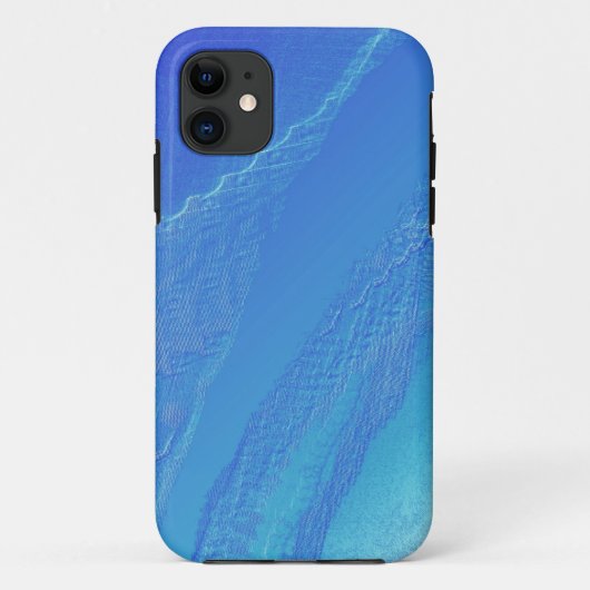 青い背景 Case-Mate iPhoneケース (裏面)